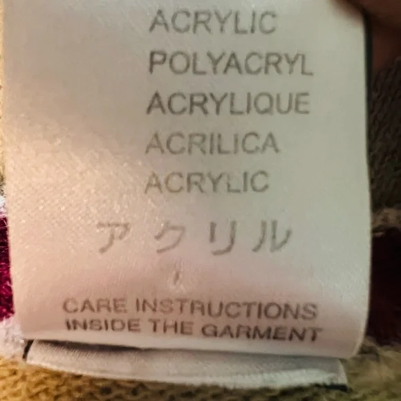 55 DSL Stylish Vintage Cream Sweater with Zigzag Pattern Size XL - Picture 11 of 14